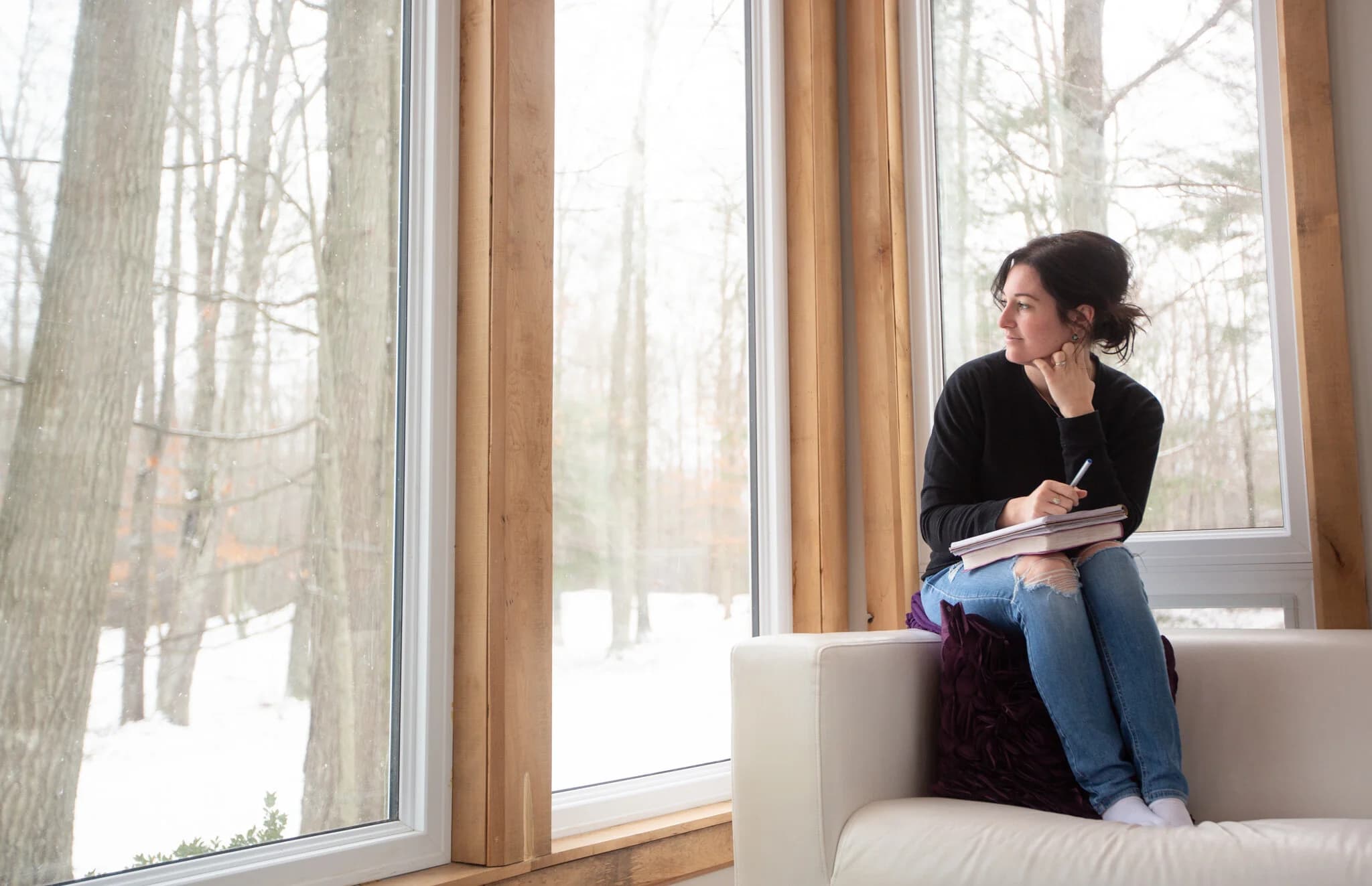 Adler cabin in the forest at Fernwood Hills