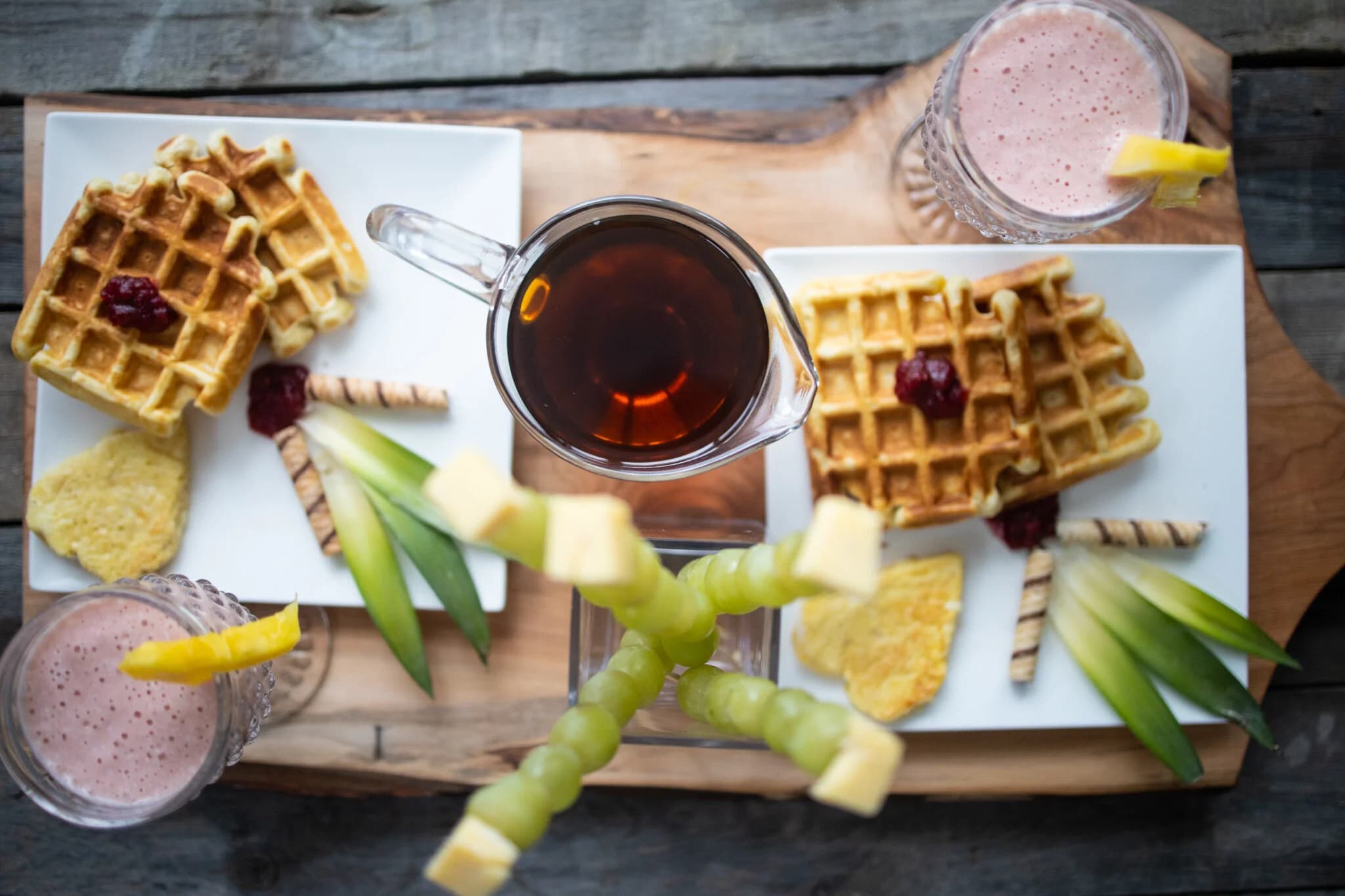 Breakfast spread at Fernwood Hills