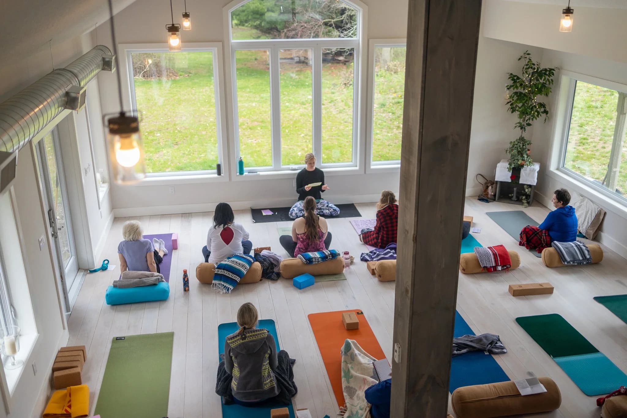 Corporate offsite space in the forest