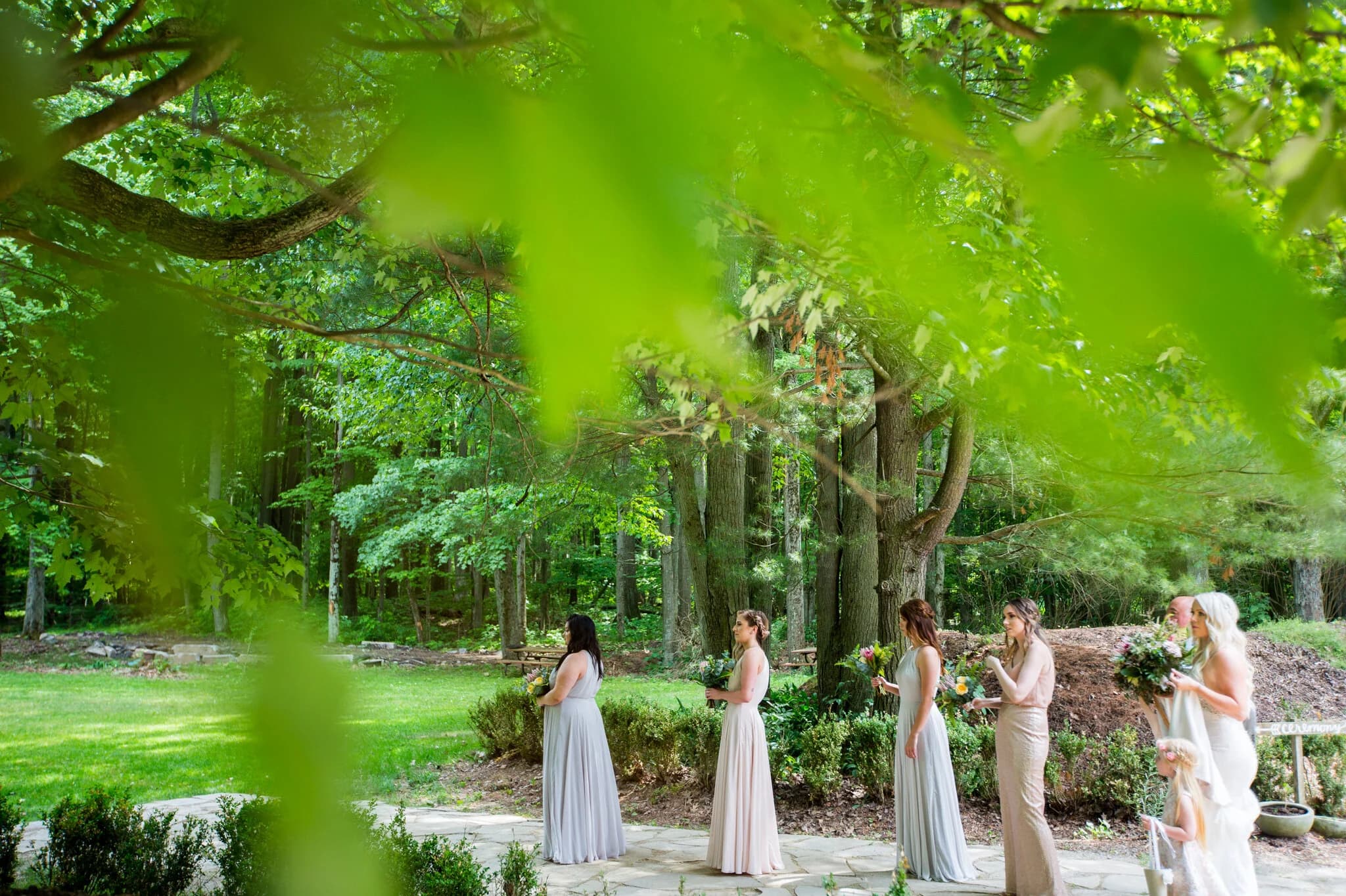 Wedding ceremony at Fernwood Hills