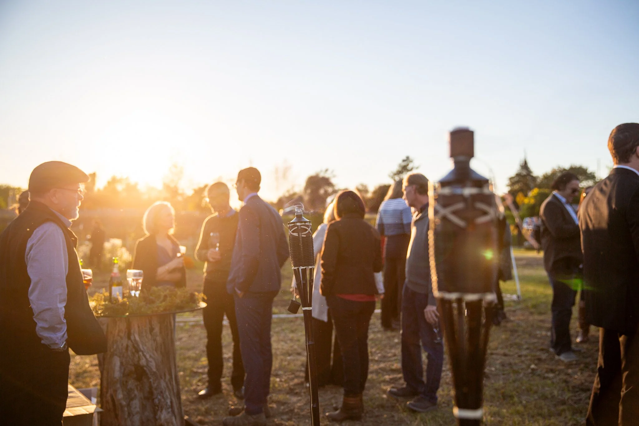 Team retreat in the forest at Fernwood Hills