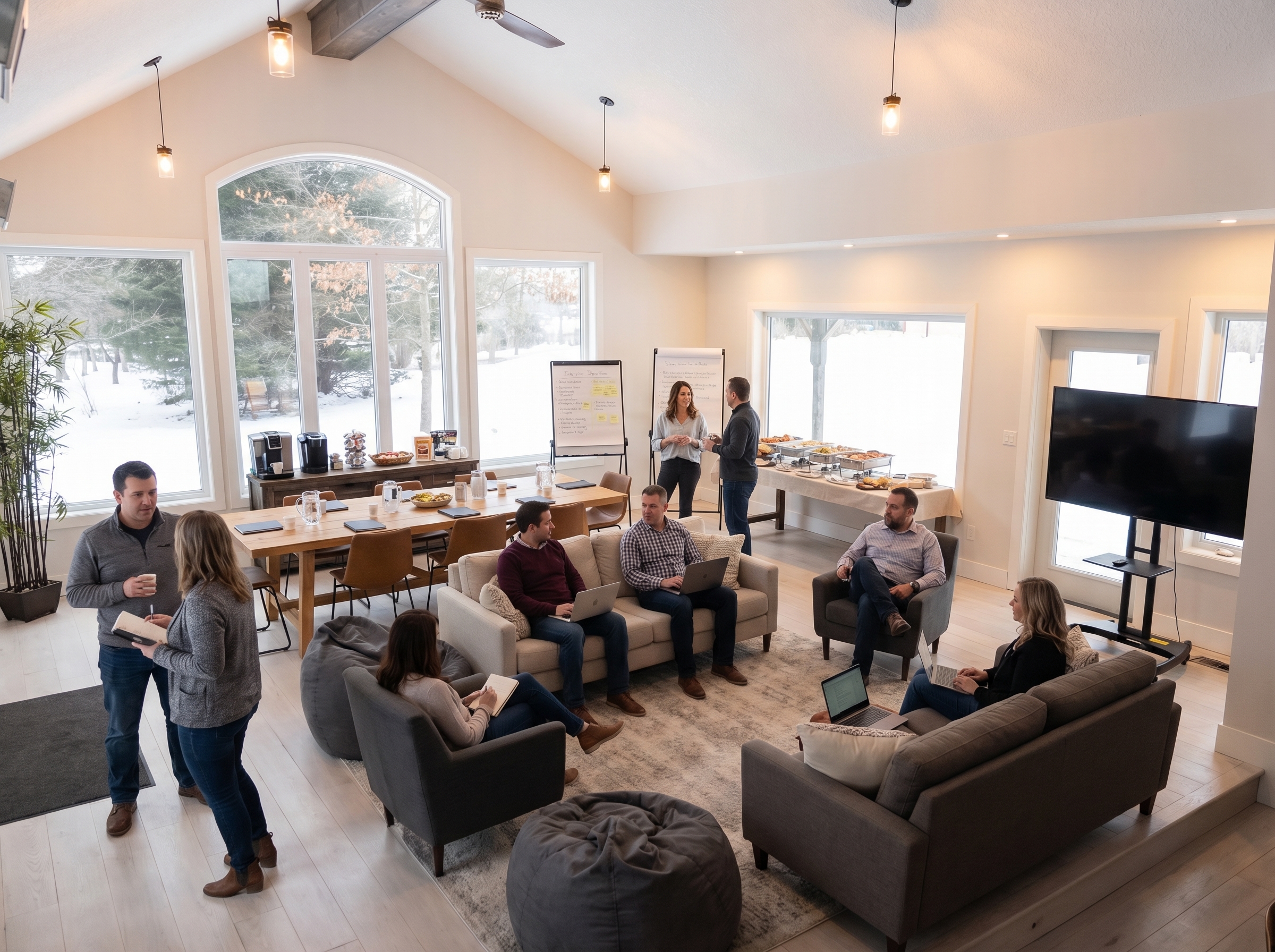 Gathering at Fernwood Hills — private forest setting near London, Ontario